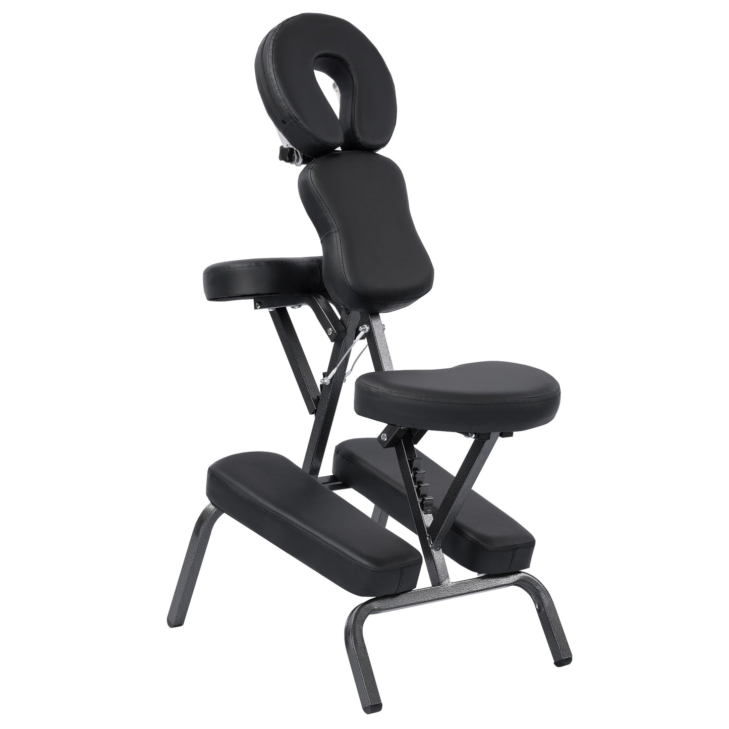 Portable Massage Chair – Adjustable Folding Spa Chair with Carrying Bag, Waterproof PU Leather, Heavy - Duty Steel Frame – AMC66 - with | Sold by Uncle Wiener's Wholesale
