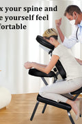 Portable Massage Chair – Adjustable Folding Spa Chair with Carrying Bag, Waterproof PU Leather, Heavy - Duty Steel Frame – AMC66 - with | Sold by Uncle Wiener's Wholesale
