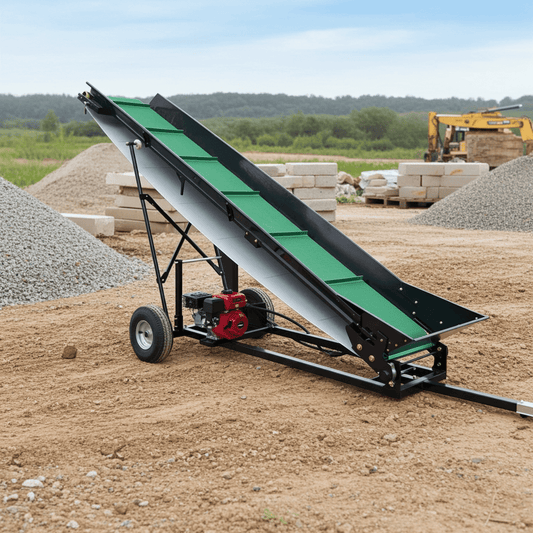 Portable Material Conveyor – Gas - Powered Firewood & Grain Mover | FC300 / FC500 - Furniture with FC500 XL MODEL | Sold by Uncle Wiener's Wholesale