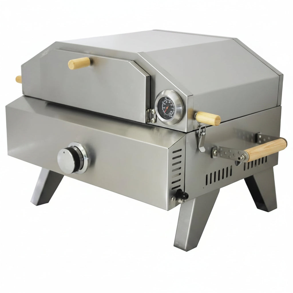 Portable Propane Pizza Oven Outdoor Stainless Steel Gas Pizza Oven Kit HPO02S - with | Sold by Uncle Wiener's Wholesale
