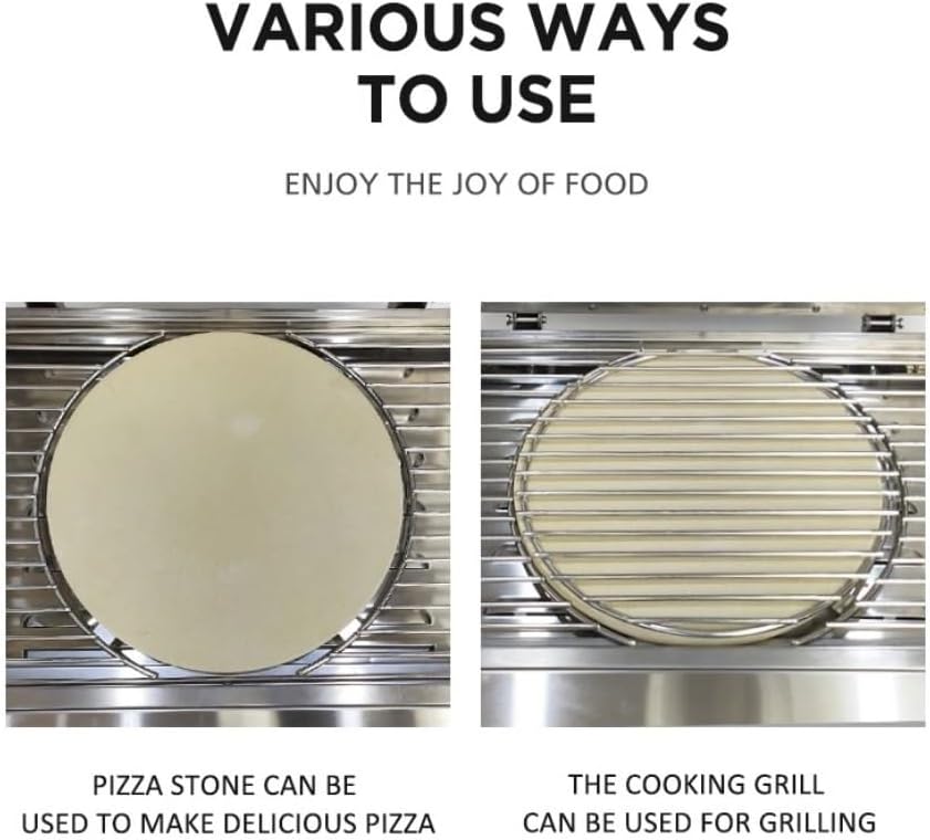 Portable Propane Pizza Oven Outdoor Stainless Steel Gas Pizza Oven Kit HPO02S - with | Sold by Uncle Wiener's Wholesale