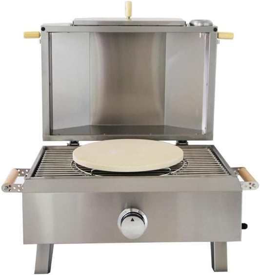 Portable Propane Pizza Oven Outdoor Stainless Steel Gas Pizza Oven Kit HPO02S - with | Sold by Uncle Wiener's Wholesale