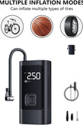 Portable Tire Inflator Air Compressor – Wired & Wireless Fast Inflation Pump for Car, Motorcycle & Bicycle with Digital Pressure Display & LED Light RSDCZX11A - with | Sold by Uncle Wiener's Wholesale