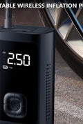 Portable Tire Inflator Air Compressor – Wired & Wireless Fast Inflation Pump for Car, Motorcycle & Bicycle with Digital Pressure Display & LED Light RSDCZX11A - with | Sold by Uncle Wiener's Wholesale