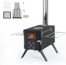 Portable Wood Burning Tent Stove – Compact Camping Heater | 127155 - with | Sold by Uncle Wiener's Wholesale