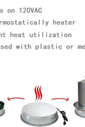Poultry Water Drinker Heater Base 30W – Anti - Freeze Chicken Water Heater with Stainless Steel Base S3128 - with | Sold by Uncle Wiener's Wholesale