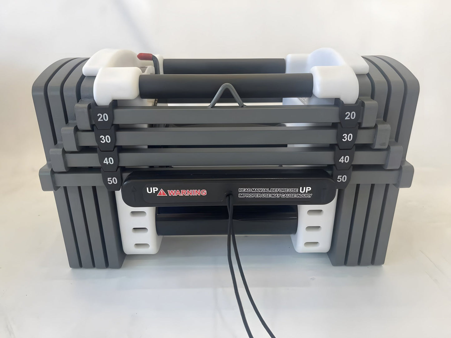 Power Block Adjustable Dumbbell Set 20–50LB – Heavy Duty Steel PowerBlock Style Weights – DB0550BA - with | Sold by Uncle Wiener's Wholesale