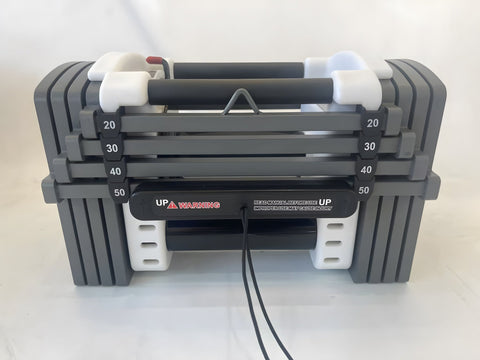 Power Block Adjustable Dumbbell Set 20–50LB – Heavy Duty Steel PowerBlock Style Weights – DB0550BA - with | Sold by Uncle Wiener's Wholesale