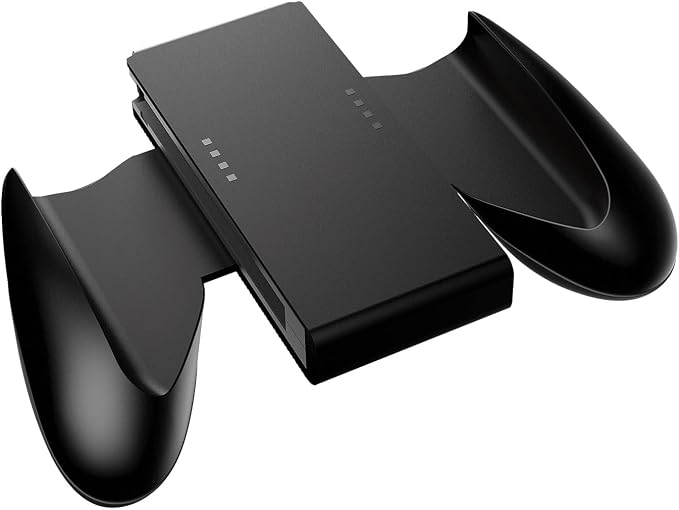 PowerA Joy-Con Comfort Grip for Nintendo Switch – Ergonomic Rubber Controller Grip, Officially Licensed, Black - Electronics with | Sold by Uncle Wiener's Wholesale