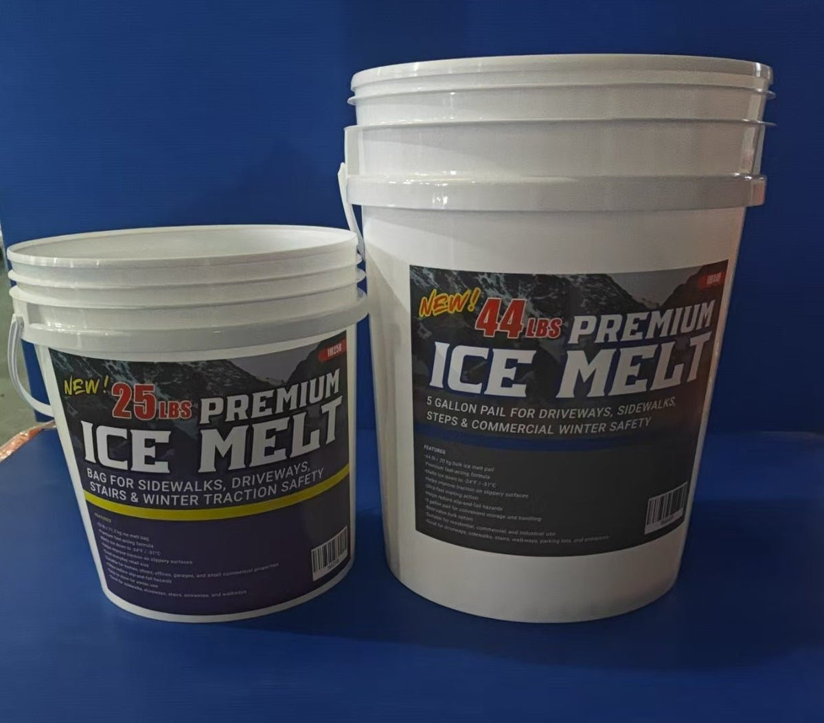 Premium Ice Melt for Driveways, Sidewalks, Steps, Parking Areas & Commercial Winter Safety - with 44 lb Premium Ice Melt | Sold by Uncle Wiener's Wholesale