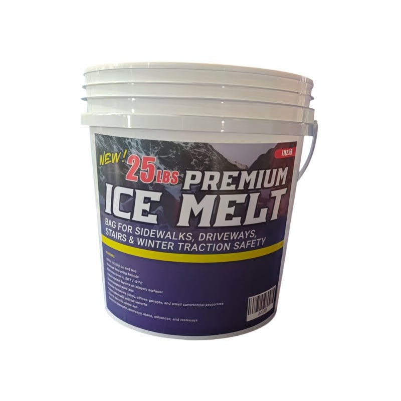Premium Ice Melt for Driveways, Sidewalks, Steps, Parking Areas & Commercial Winter Safety - with 25 lb Premium Ice Melt | Sold by Uncle Wiener's Wholesale
