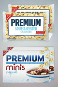 Premium Saltine Crackers Variety Pack, Mini and Oyster Crackers, Lunch Snacks, Bulk Snacks, 4 Packs - with 40 oz | Sold by Uncle Wiener's Wholesale