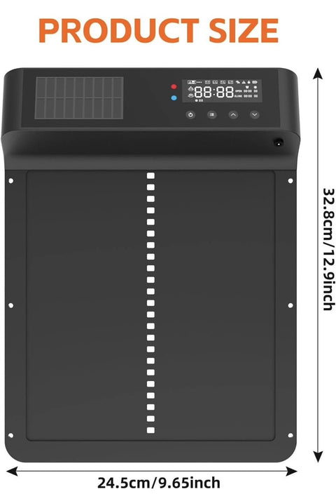 Premium Solar Powered Automatic Chicken Coop Door with Timer, Light Sensor & Remote Control 0128482 - with | Sold by Uncle Wiener's Wholesale