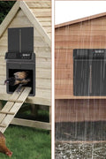 Premium Solar Powered Automatic Chicken Coop Door with Timer, Light Sensor & Remote Control 0128482 - with | Sold by Uncle Wiener's Wholesale