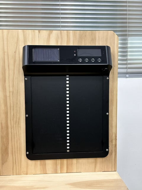 Premium Solar Powered Automatic Chicken Coop Door with Timer, Light Sensor & Remote Control 0128482 - with | Sold by Uncle Wiener's Wholesale