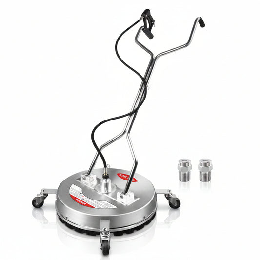 Pressure Washer Surface Cleaner – 18" & 20" for Concrete & Wood Driveways - with 20" | Sold by Uncle Wiener's Wholesale