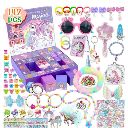 Pretend Play Makeup Kit for Girls – 142PCS Dress Up Set | YS17637005 - with | Sold by Uncle Wiener's Wholesale