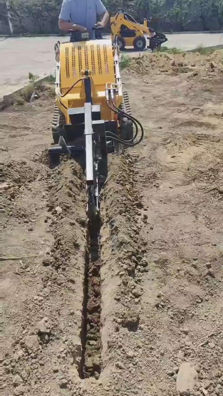 “T380 compact skid steer loader with rubber tracks”

“T460 mini tracked loader for landscaping and excavation”

“Heavy-duty skid steer with universal quick attach plate”

“Tracked compact construction loader in yellow”