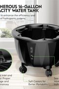 Pro Tower Garden – Modular Hydroponic Growing System with 96 Pots – Indoor/Outdoor Vertical Garden, Leak - Proof, Castor Wheels, Auto Water & Light Control – Grow Herbs, Vegetables & Fruits - with | Sold by Uncle Wiener's Wholesale
