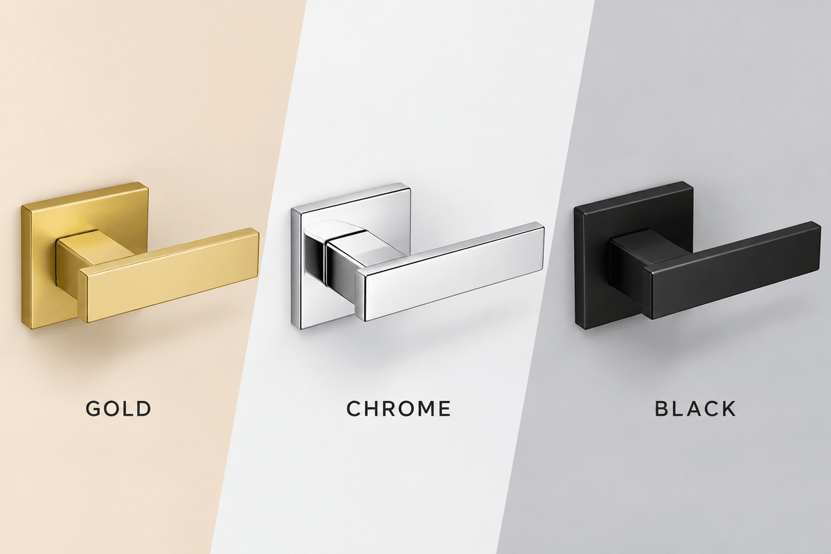 Probrico Matte Black Passage Door Handles – Square Interior Door Lever Set for Closets & Hallways - Furniture with 4 | Sold by Uncle Wiener's Wholesale