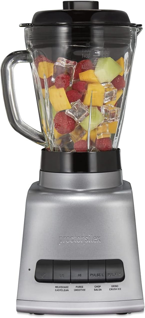 Proctor - Silex Blender, 950 Watts of Peak Power, 52 oz. Capacity, Black & Silver, 53560 - with | Sold by Uncle Wiener's Wholesale