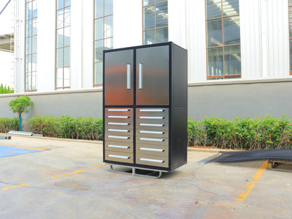 Professional 12 - Drawer Garage Tool Cabinet – Heavy - Duty Steel H4FT14D2 - with Blue Finish | Sold by Uncle Wiener's Wholesale