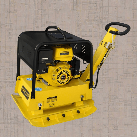 Professional 864 mm x 660 mm (34" x 26") Hydraulic Reversible Plate Compactor – HPC330 Series - General Equipment with MANUAL PULL START | Sold by Uncle Wiener's Wholesale