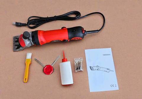 900W Electric Sheep & Animal Trimmer – Red – Model S1201 – Heavy-Duty Livestock Grooming Tool