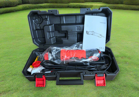 900W Electric Sheep & Animal Trimmer – Red – Model S1201 – Heavy-Duty Livestock Grooming Tool