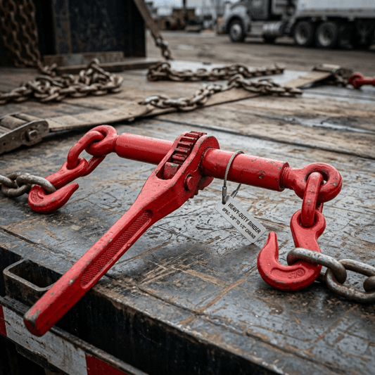 Professional Heavy - Duty Ratchet Chain Binders – 7.9 mm to 15.9 mm (5/16" to 5/8") Series - Chains & Rigging with 3/8″To 1/2″ | Sold by Uncle Wiener's Wholesale
