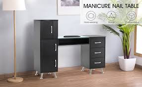 Professional Manicure Table with Drawers – Nail Salon Makeup Desk Station Organizer MTC320 - Nail Salon Furniture with | Sold by Uncle Wiener's Wholesale