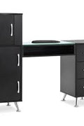 Professional Manicure Table with Drawers – Nail Salon Makeup Desk Station Organizer MTC320 - Nail Salon Furniture with | Sold by Uncle Wiener's Wholesale