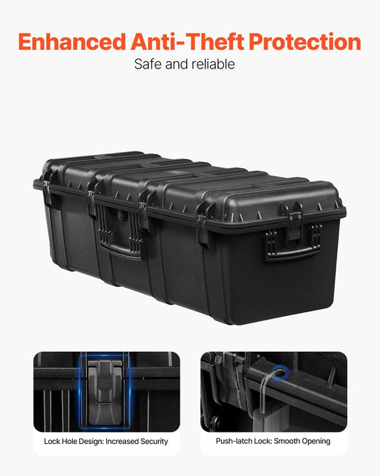 Professional Waterproof Hard Case with Handle & Locks | 5.5 cu.ft Equipment Protector 2384883 - with | Sold by Uncle Wiener's Wholesale