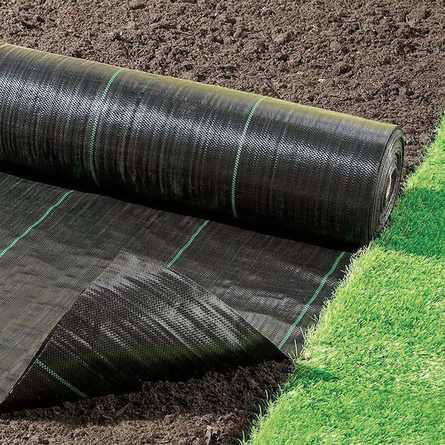 Professional Weed Barrier Landscape Fabric Rolls for Gardens, Mulch Beds & Pathways - with 4 ft × 150 ft / 1.2 m × 45.7 m | Sold by Uncle Wiener's Wholesale