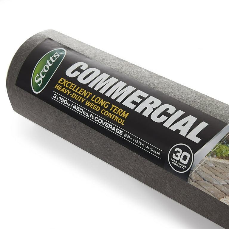 Professional Weed Barrier Landscape Fabric Rolls for Gardens, Mulch Beds & Pathways - with 4 ft × 150 ft / 1.2 m × 45.7 m | Sold by Uncle Wiener's Wholesale