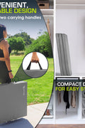 ProSource Tri - Fold Folding Thick Exercise Mat 15cm x 5 cm (6’x2’) with Carrying Handles for MMA, Gymnastics, Stretching, Core Workouts, (3 color option) - with Grey | Sold by Uncle Wiener's Wholesale