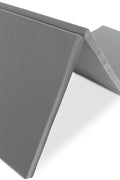 ProSource Tri - Fold Folding Thick Exercise Mat 15cm x 5 cm (6’x2’) with Carrying Handles for MMA, Gymnastics, Stretching, Core Workouts, (3 color option) - with Grey | Sold by Uncle Wiener's Wholesale