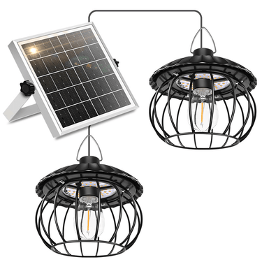 Pumpkin Style Solar Ceiling Light 1000 Lumens Outdoor Pendant Light QYJW18B - with | Sold by Uncle Wiener's Wholesale
