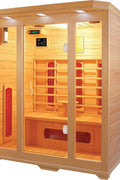 PURE STEAM & BATH™ Hemlock Infrared Saunas – 2, 3 & 4 Person Models - with CERAMIC SEKCK3 | Sold by Uncle Wiener's Wholesale