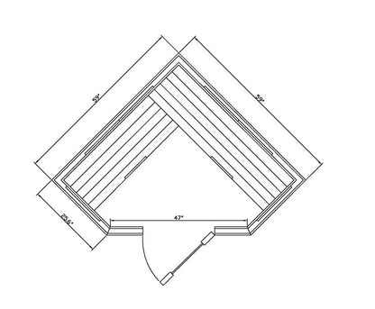 PURE STEAM & BATH™ Hemlock Infrared Saunas – 2, 3 & 4 Person Models - with FIBER SEKH3C | Sold by Uncle Wiener's Wholesale