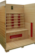 PURE STEAM & BATH™ Hemlock Infrared Saunas – 2, 3 & 4 Person Models - with CERAMIC SEKCK3 | Sold by Uncle Wiener's Wholesale