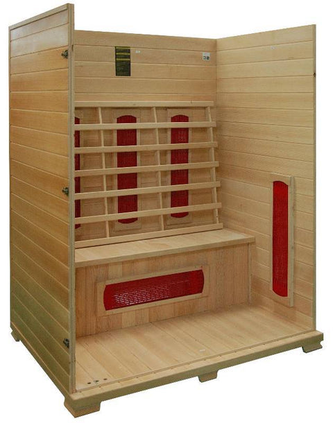 PURE STEAM & BATH™ Hemlock Infrared Saunas – 2, 3 & 4 Person Models - with CERAMIC SEKCK3 | Sold by Uncle Wiener's Wholesale