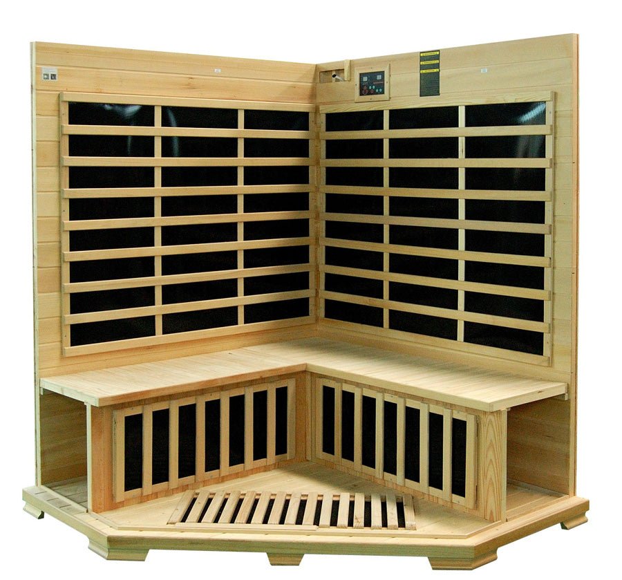 PURE STEAM & BATH™ Hemlock Infrared Saunas – 2, 3 & 4 Person Models - with FIBER SEKH3C | Sold by Uncle Wiener's Wholesale