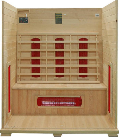 PURE STEAM & BATH™ Hemlock Infrared Saunas – 2, 3 & 4 Person Models - with CERAMIC SEKCK3 | Sold by Uncle Wiener's Wholesale