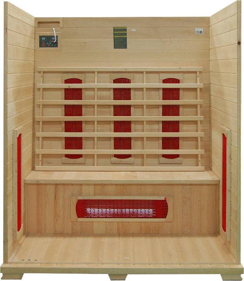 PURE STEAM & BATH™ Hemlock Infrared Saunas – 2, 3 & 4 Person Models - with CERAMIC SEKCK3 | Sold by Uncle Wiener's Wholesale