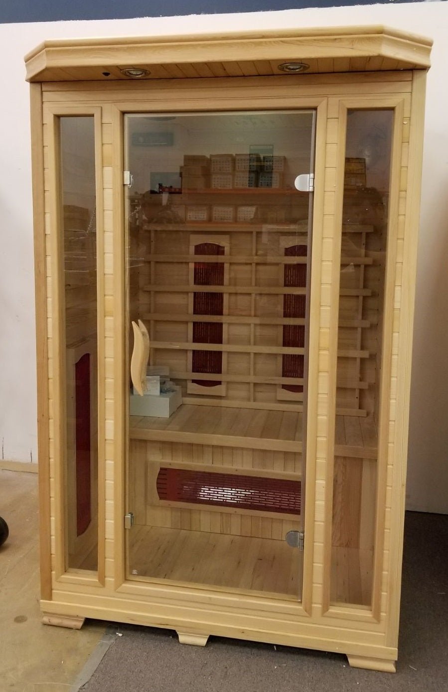 PURE STEAM & BATH™ Hemlock Infrared Saunas – 2, 3 & 4 Person Models - with HEATER SEKC2 | Sold by Uncle Wiener's Wholesale