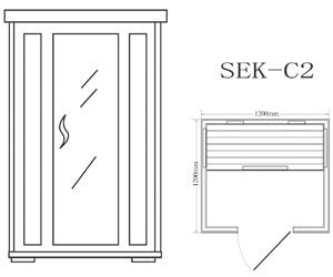 PURE STEAM & BATH™ Hemlock Infrared Saunas – 2, 3 & 4 Person Models - with HEATER SEKC2 | Sold by Uncle Wiener's Wholesale