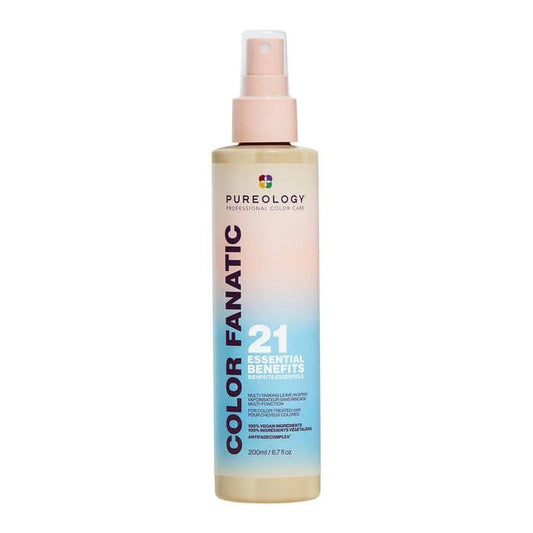 Pureology Color Fanatic Multi - Tasking Leave - In Spray Heat Protectant Detangler for Color - Treated Hair - with | Sold by Uncle Wiener's Wholesale