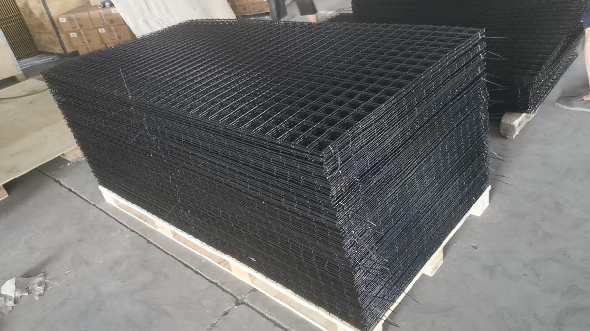 PVC Coated Wire Mesh Panels – 2x2 8 Gauge Grid, 3x6 & 4x8 FT – Heavy D ...