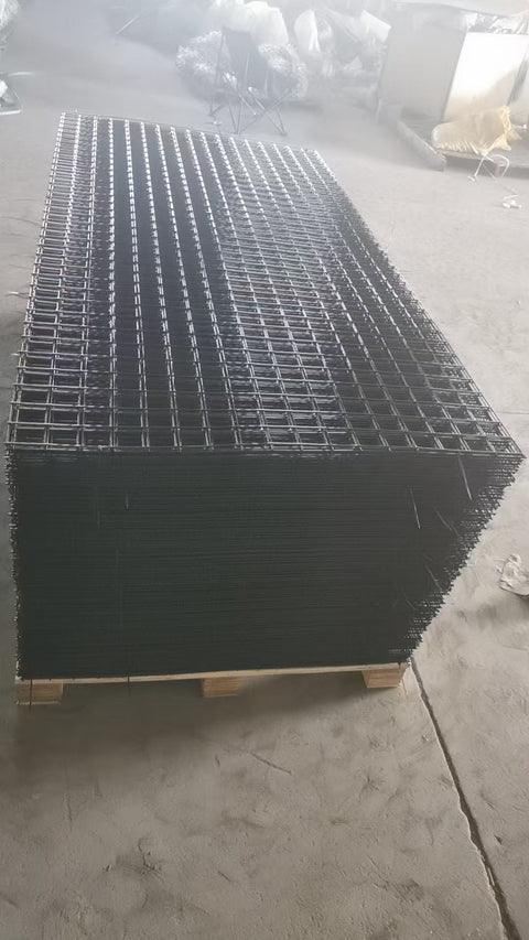 PVC Coated Wire Mesh Panels – 2x2 8 Gauge Grid, 3x6 & 4x8 FT – Heavy Duty Fence - with Panel Size: 3’ x 6’ | Sold by Uncle Wiener's Wholesale